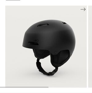 GIRO Ledge Kids Black Snowboarding Helmet